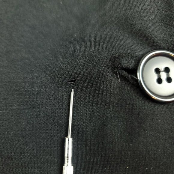 Seraphine Womens 10‎ Blazer Tailored Maternity Jacket Black Professional - ISSUE - Picture 6 of 14